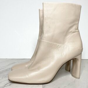 Sarto Franco Sarto Flexa Beige Leather Bootie 8 1/2 M